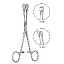 FOERSTER PINZA PORTA-ESPONJAS, RECTA, QUIJADA ASERRADA, 24.2 CM. DE LONGITUD.