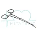 PINZA KELLY CURVA ESTRIAS TRANSVERSALES ACERO ALEMAN 14 CM instamedic.webp