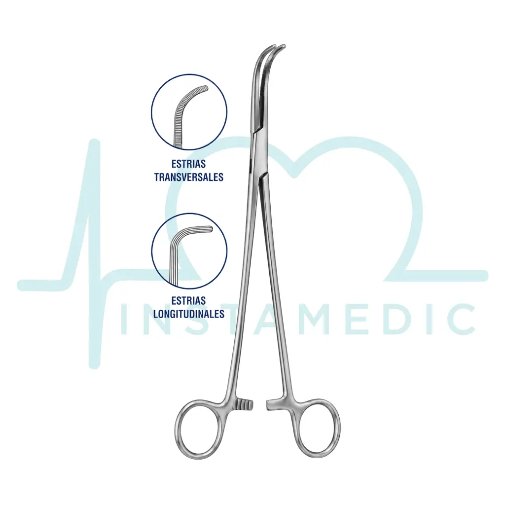 PINZA MIXTER ESTRIAS LONGITUDINALES ACERO ALEMAN 23CM instamedic.webp