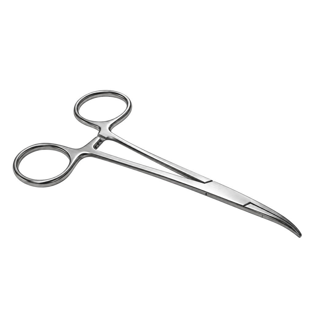 PINZA HALSTED MOSQUITO CURVA ACERO INOX ALEMAN 12CM