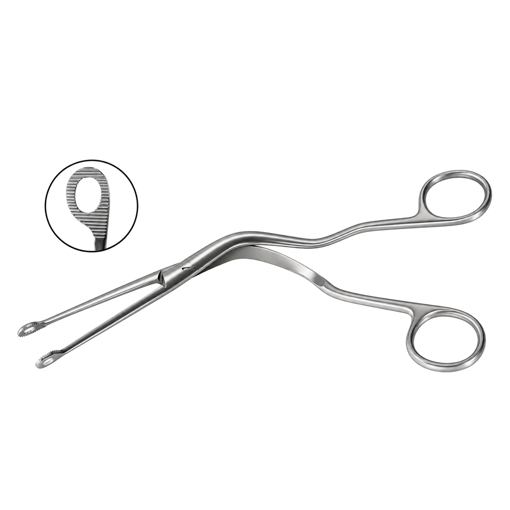 PINZA DE INTRODUCCION MAGILL INOX GRD. RAMAS ANGULADAS. H.P.