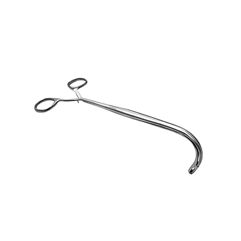 PINZA CALCULOS RENALES RANDALL. INOX 23 CM. SEMICURVO. H.P.